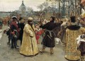 Ankunft tsars piotr und Ioann 1900 Ilya Repin